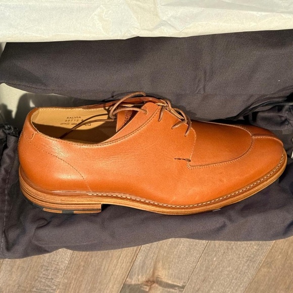 Heschung Goodyear-Salvia Purecalf Sequia Cuir Gold (Woman's size 42.5 / US 9.5) - Picture 2 of 8